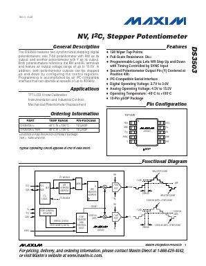 DS3503UT Datasheet PDF Maxim Integrated