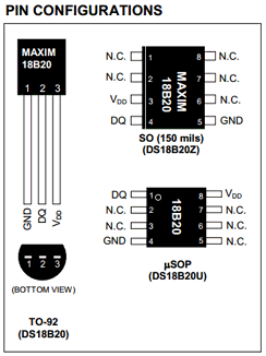 DS18B20-PAR-TU0026R Datasheet PDF Maxim Integrated