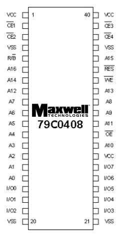 79C0408XPFK15 Datasheet PDF MAXWELL TECHNOLOGIES
