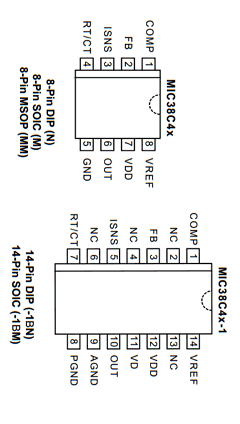 MIC38C42-1BM Datasheet PDF Micrel