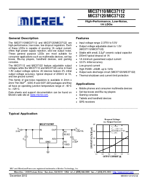MIC37122YMT Datasheet PDF Micrel