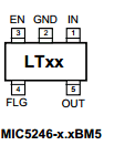MIC5246-3.3BM5 Datasheet PDF Micrel