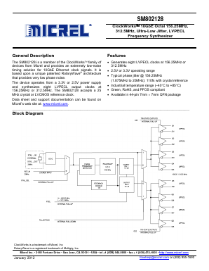 SM802128UMG Datasheet PDF Micrel