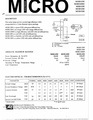 MGB31DH Datasheet PDF Micro Electronics