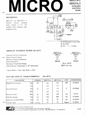 MI51TA-3 Datasheet PDF Micro Electronics