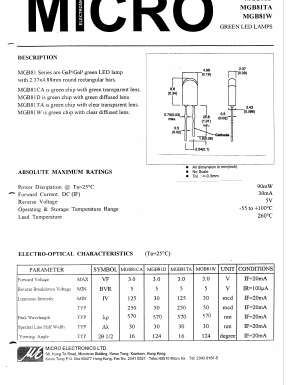 MGB81D Datasheet PDF Micro Electronics