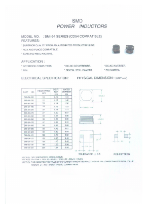 SMI-54 Datasheet PDF Micro Electronics