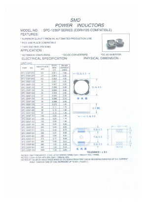 SPC-1205P Datasheet PDF Micro Electronics