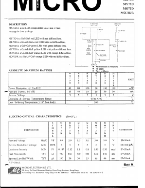 MS73D Datasheet PDF Micro Electronics