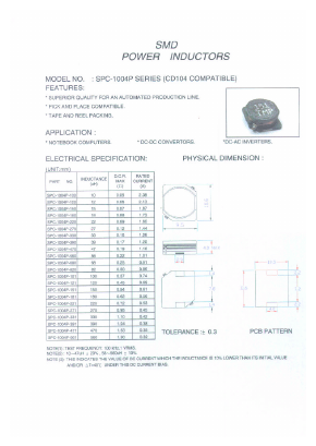 SPC-1004P-331 Datasheet PDF Micro Electronics