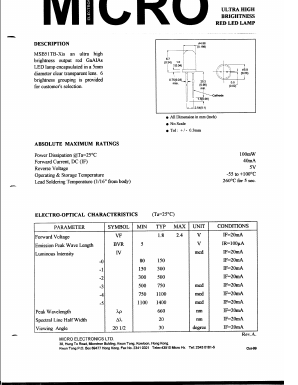 MSB51TB-1 Datasheet PDF Micro Electronics