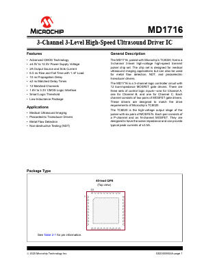 MD1716 Datasheet PDF Microchip Technology