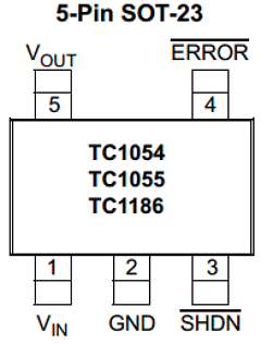 TC1055-4.0VCT713 Datasheet PDF Microchip Technology