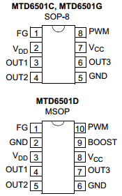 MTD6501C-HC1 Datasheet PDF Microchip Technology
