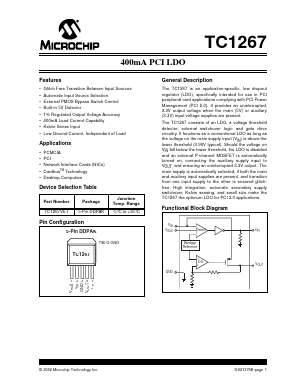 TC1267 Datasheet PDF Microchip Technology