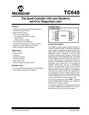 TC648EOA Datasheet PDF Microchip Technology