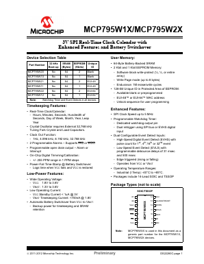 MCP79521T Datasheet PDF Microchip Technology