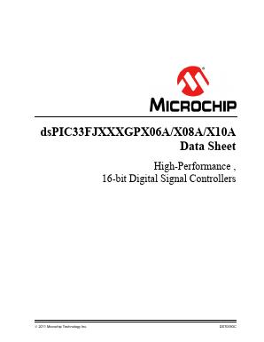 DSPIC33FJ64GP708AE/MR Datasheet PDF Microchip Technology