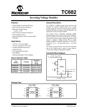TC682EOA Datasheet PDF Microchip Technology