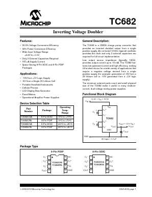 TC682CPA Datasheet PDF Microchip Technology