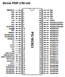 PIC16C923-08/PT Datasheet PDF Microchip Technology