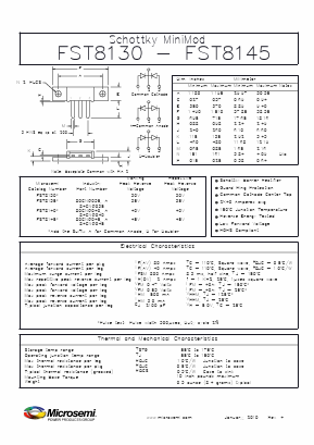 84CNQ040A Datasheet PDF Microsemi Corporation
