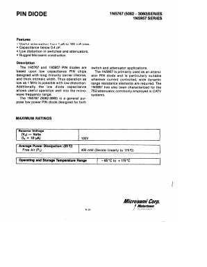 1N5957 Datasheet PDF Microsemi Corporation