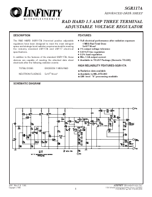 SGR117A Datasheet PDF Microsemi Corporation