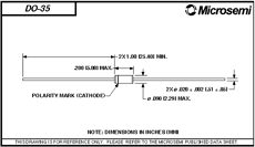 1N4134 Datasheet PDF Microsemi Corporation