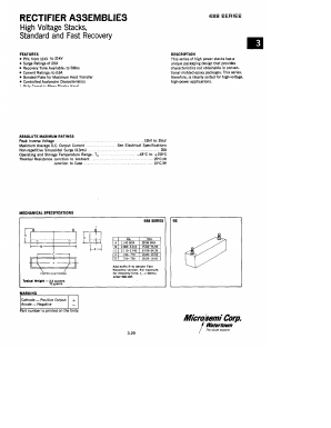 688-12R Datasheet PDF Microsemi Corporation
