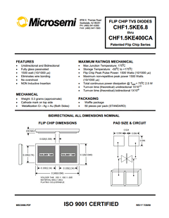 CHF1.5KE130A Datasheet PDF Microsemi Corporation
