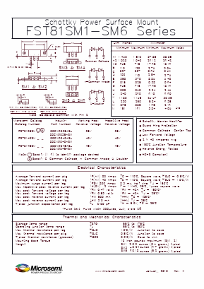 FST8145SM3D Datasheet PDF Microsemi Corporation