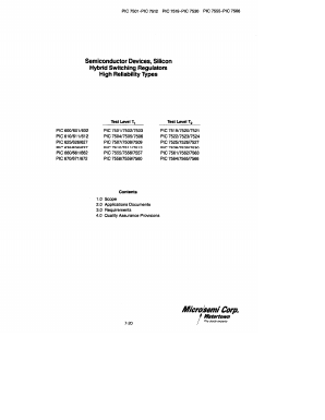 PIC600-1 Datasheet PDF Microsemi Corporation