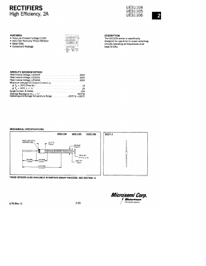 UES1104-1 Datasheet PDF Microsemi Corporation