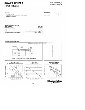 UZ8733 Datasheet PDF Microsemi Corporation