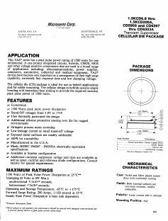 CD6300A Datasheet PDF Microsemi Corporation