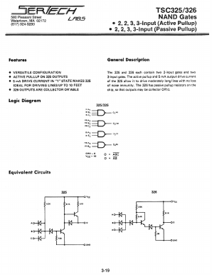 TC326 Datasheet PDF Microsemi Corporation