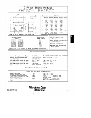 EH15008Y Datasheet PDF Microsemi Corporation