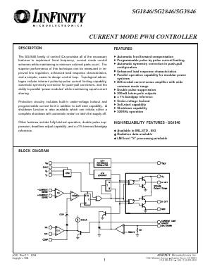 SG3846Q Datasheet PDF Microsemi Corporation