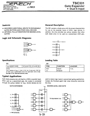 TC331 Datasheet PDF Microsemi Corporation