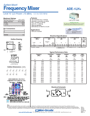 ADE-1LH Datasheet PDF Minicircuits