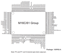 M30610E4A-XXXFP Datasheet PDF MITSUBISHI ELECTRIC 