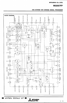 M52057FP Datasheet PDF MITSUBISHI ELECTRIC 