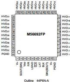 M56692FP Datasheet PDF MITSUBISHI ELECTRIC 