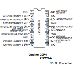 M66512FP Datasheet PDF MITSUBISHI ELECTRIC 