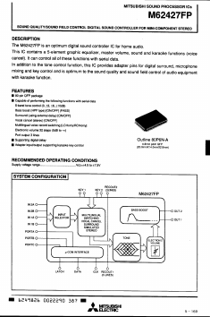 M62427FP Datasheet PDF MITSUBISHI ELECTRIC 