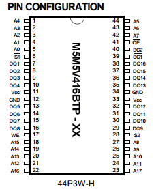 M5M5V416BRT-10H Datasheet PDF MITSUBISHI ELECTRIC 