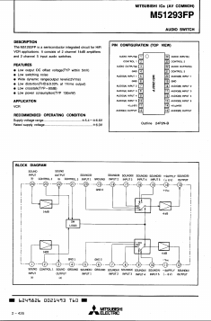 M51293 Datasheet PDF Mitsumi