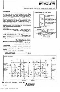 M5238AL Datasheet PDF Mitsumi