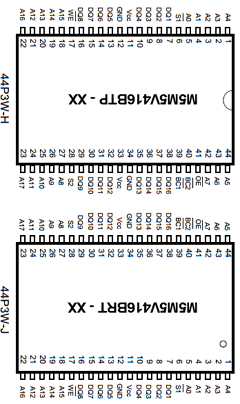 M5M5V416BTP-70H Datasheet PDF Mitsumi